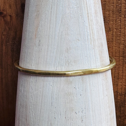 Brass Cuff spriral Bracelet