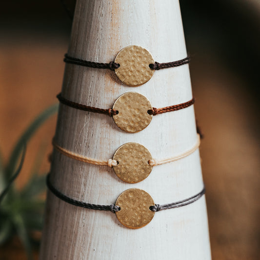 The Moon Craters String Bracelets  |  Adjustable