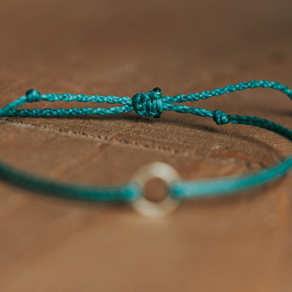 Minimalist Circle String Bracelets  |  Adjustable