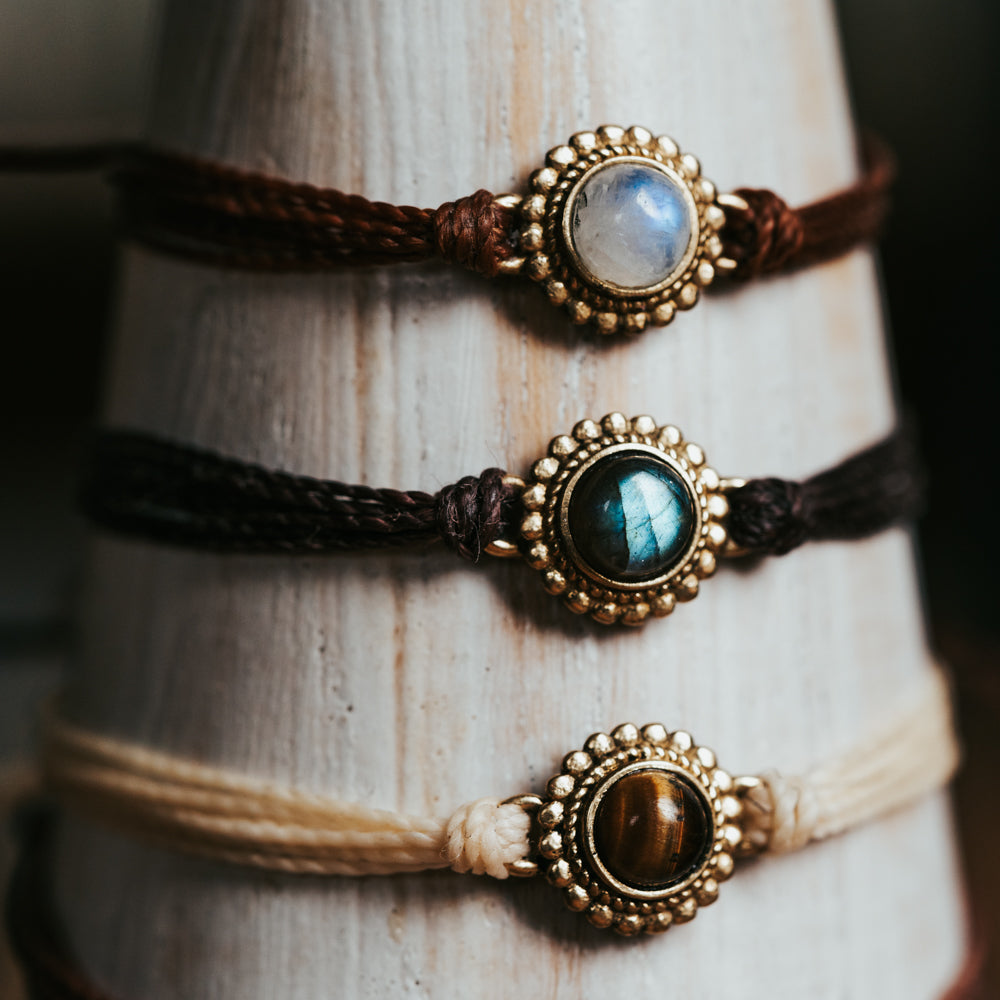 The Moody Gem String Bracelet |  Adjustable