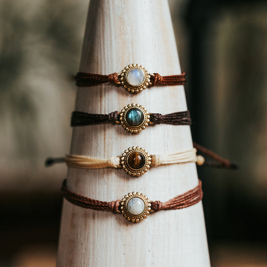 The Moody Gem String Bracelet |  Adjustable